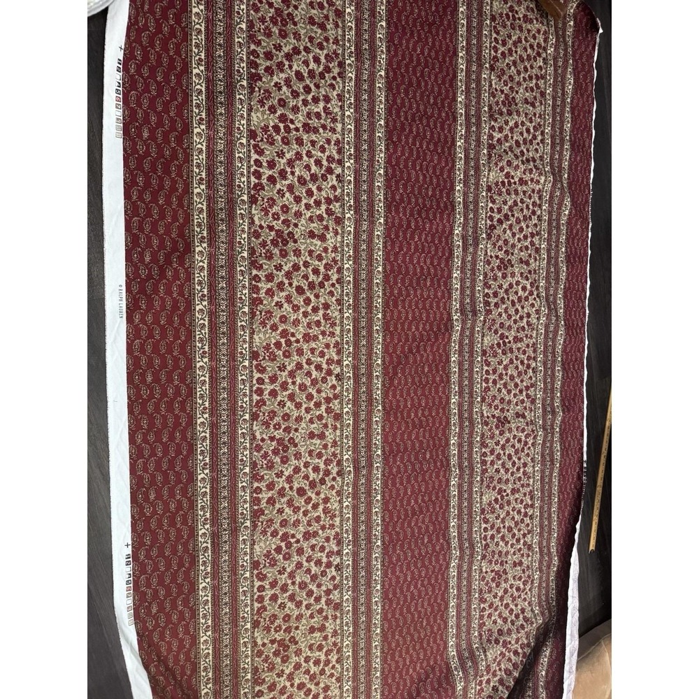 Ralph Lauren Vintage Upholstery Fabric 9+ Yards Discontinued NEW NOS 55"Wide Red - Picture 15 of 16